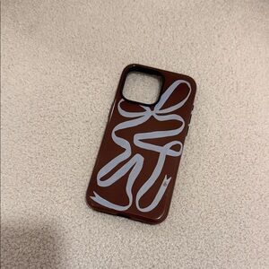 The Dairy Mocha Ribbon Phone Case